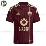 AS Roma Home Men Football Shirt 24/25 - Front View