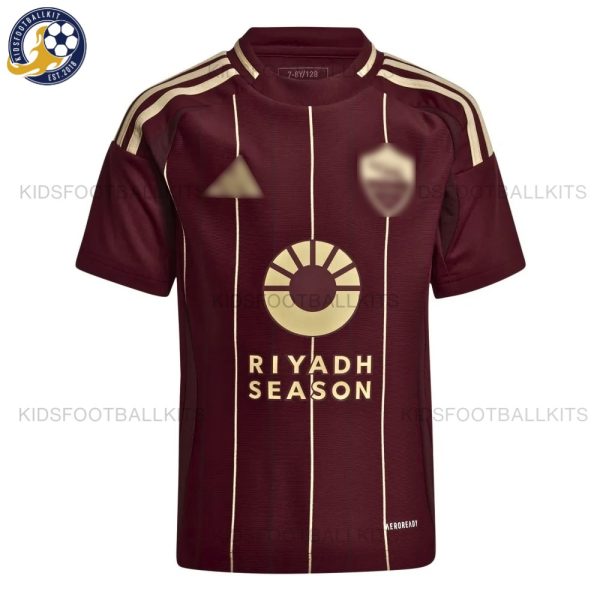 AS Roma Home Men Football Shirt 24/25 - Front View