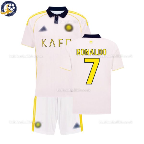 Al Nassr RONALDO 7 Third Kids Football Kit 2025/26 - Over View