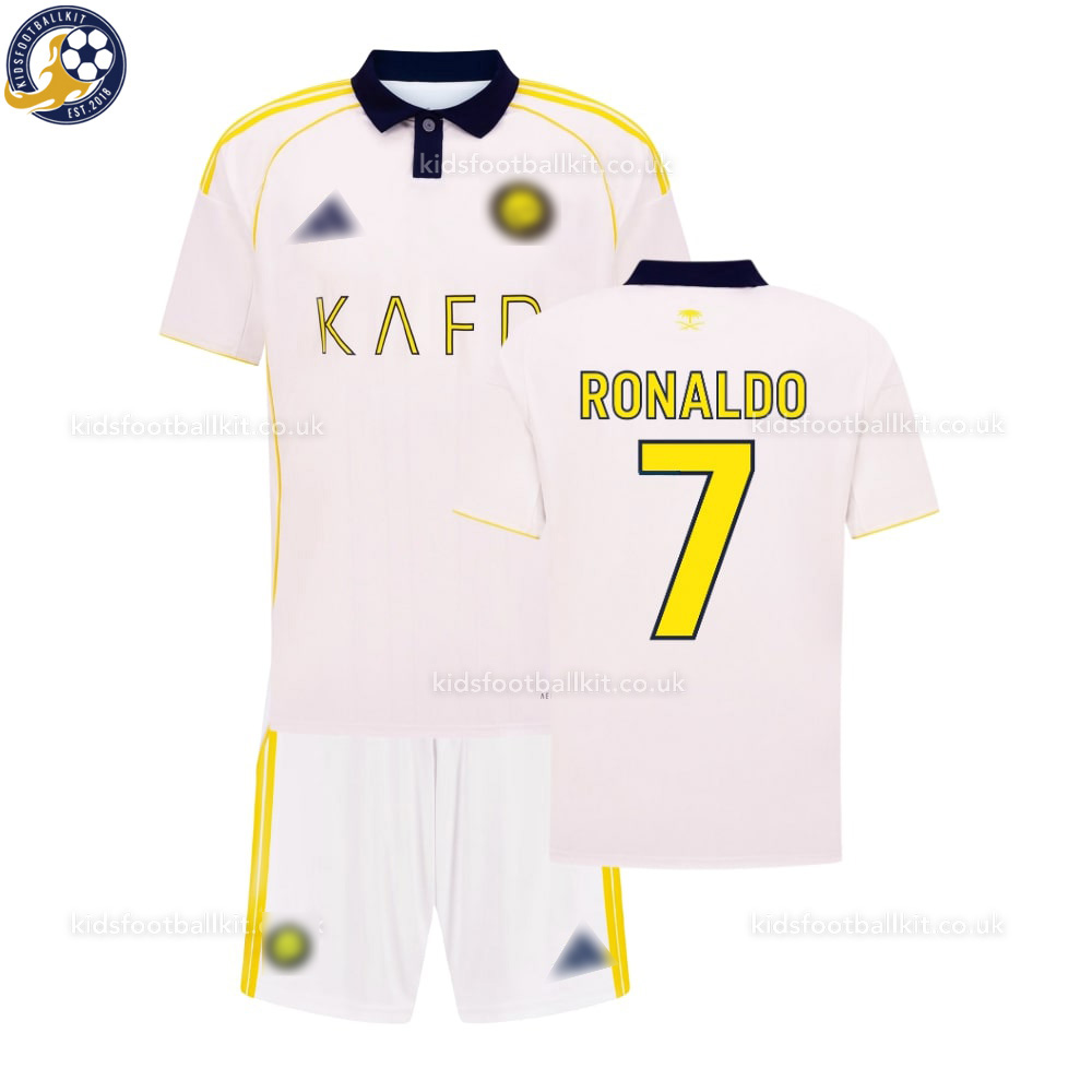 Al Nassr RONALDO 7 Third Kids Football Kit 2025/26 (No Socks)