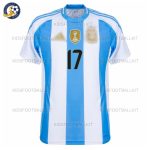 Argentina GARNACHO 17 Home Men Football Shirt 2024 - Frpnt View