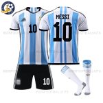 Argentina Messi 10 Home Adult Kit 2022