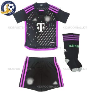 Bayern Munich Away Kids Football Kit 23_ 24