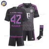 Bayern Munich Away Kids Kit Musiala 42