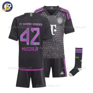 Bayern Munich Away Kids Kit Musiala 42