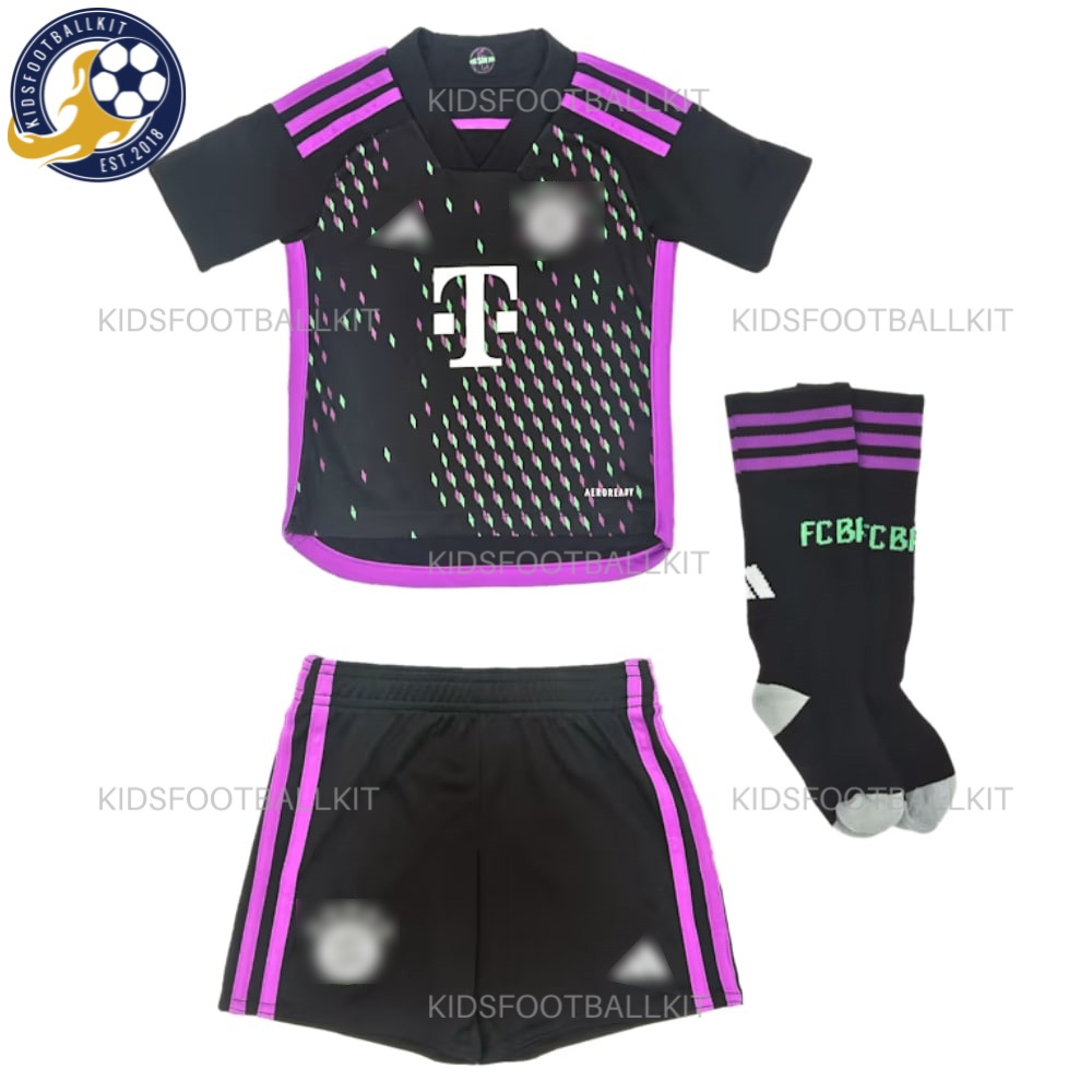 Bayern Munich Away Kids Football Kit 2023/24 (With Socks)