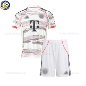 Bayern Munich Away Kids Football Kit 25/26 - Front View