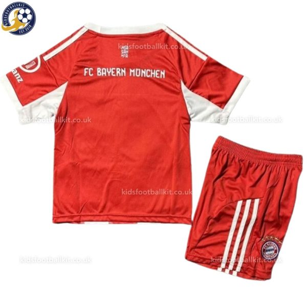 Bayern Munich Home Kids Football Kit 25/26 - Back View