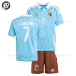Belgium Away Kids Kit 2024 DE BRUYNE 7