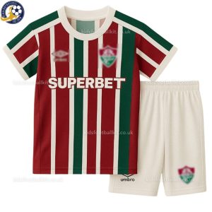 Fluminense Home Kids Football Kit 2025/26 - Front View
