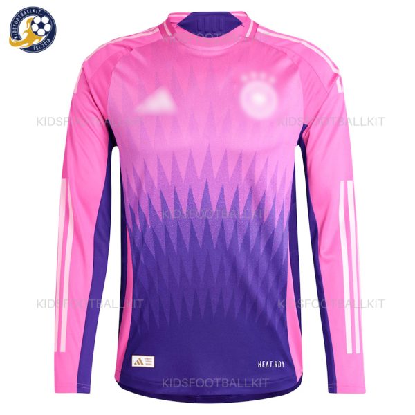 Germany Away Men Shirt 2024 Long Sleeve - Front View