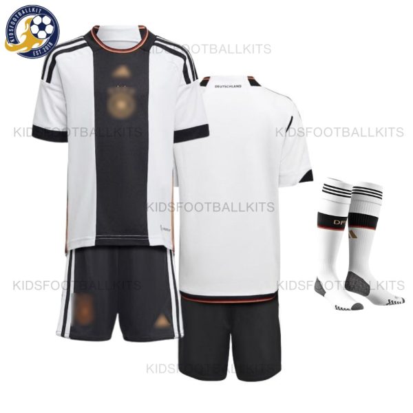 Germany Home Kids Football Kit 2022 - Overview
