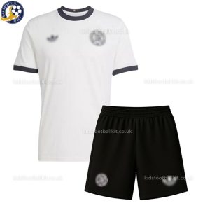Germany White 125th Anniversary Kids Football Kit 2025/26 - Front View