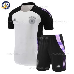 Germany White Training Kids Football Kit 2024