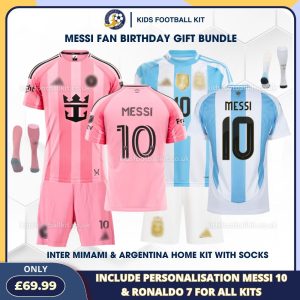 Messi 10 Birthday Football Kits Gift Bundle 3