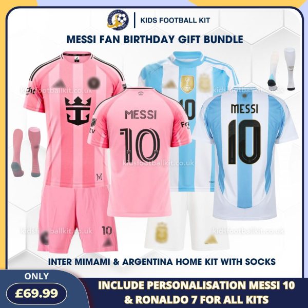 Messi 10 Birthday Football Kits Gift Bundle 3