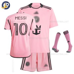 Inter Miami Home Kid Kit 2024-25-2 Messi 10 Printed