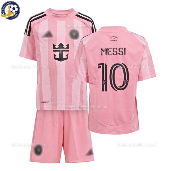 Inter Miami 25/26 Home Kids Football Kit MESSI 10 - Overview No Socks