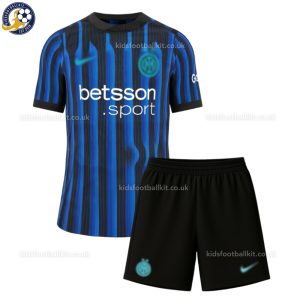 Inter Milan Home Kids Football Kit 2025/26 (No Socks)