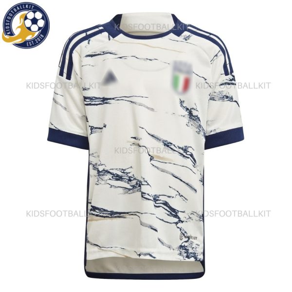 Italy Away Kids Football Kit 2023 - Shirt View