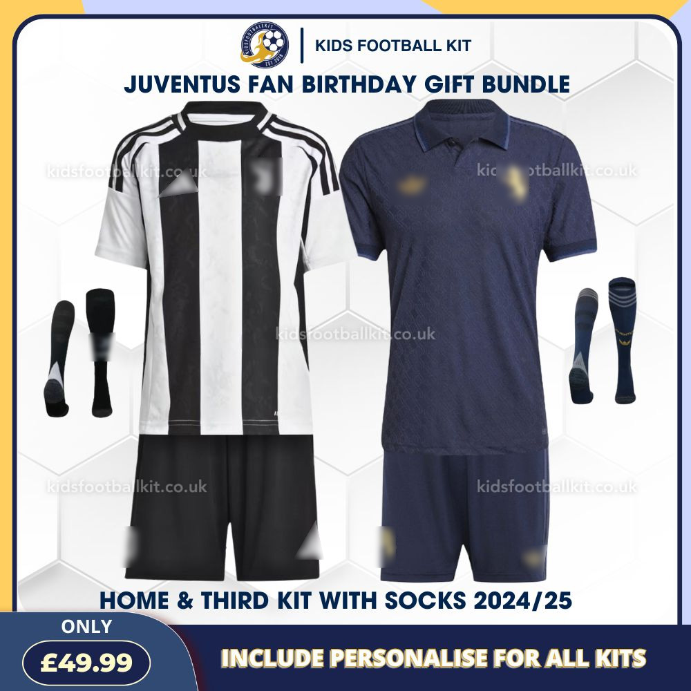 Juventus Third Kit Junior Juventus Socks Juventus FC Birthday Gift