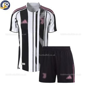 Juventus Home Kids Football Kit 2025/26 - Front View