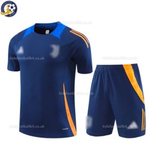 Juventus Training Football Kit Tracksuit 24/25 - Royal Blue - Front View