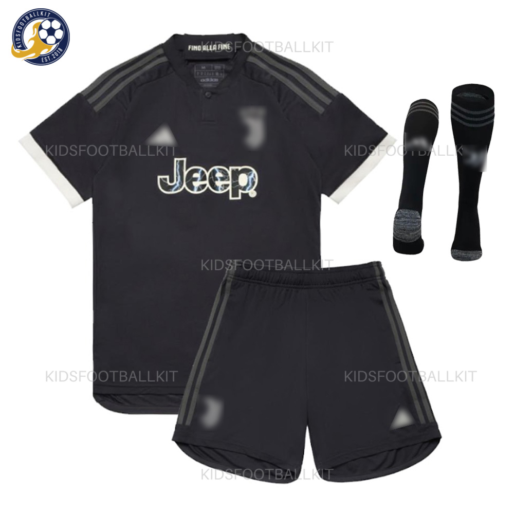 Juventus Third Kids Football Kit 2023/24 (With Socks)