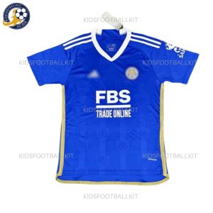 Leicester City Home Men Shirt FBS Sponsor - Front View