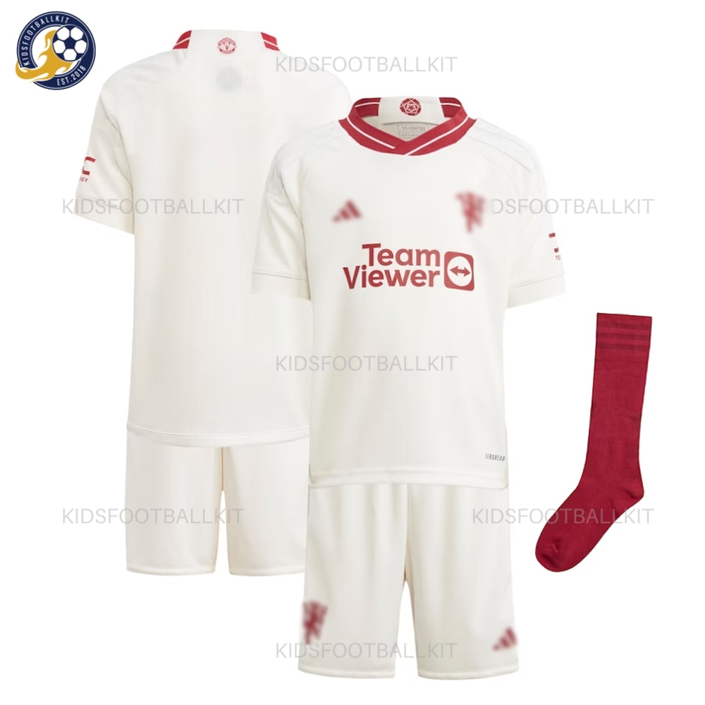 Manchester Unt Third Kids Football Kit 2023/24 (With Socks) – Fan Version