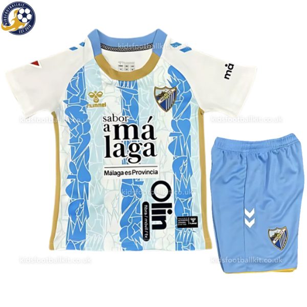 Malaga Home Football Kit 2024/25 - Front View -1