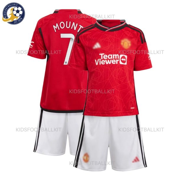 Manchester Utd Home Kids Kit Mount 7