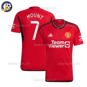 Manchester Utd Home Shirt Mount 7