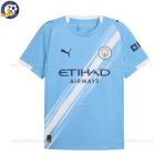 Manchester City Home Kids Football Kit 2025/26 - Front Shirt View