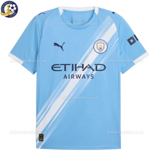Manchester City Home Men Football Shirt 2025/26 - Front View