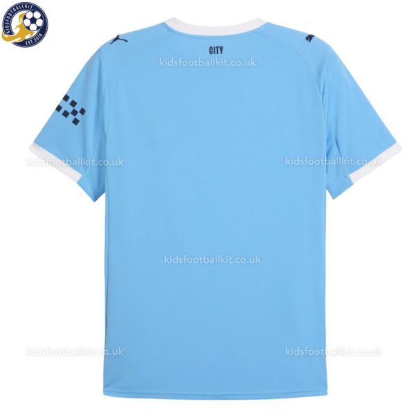 Manchester City Home Men Football Shirt 2025/26 - Back View