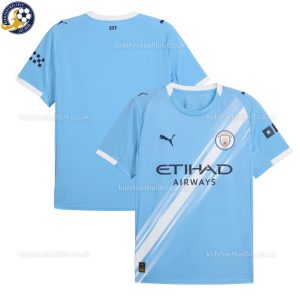 Manchester City Home Men Football Shirt 2025/26 - Over View