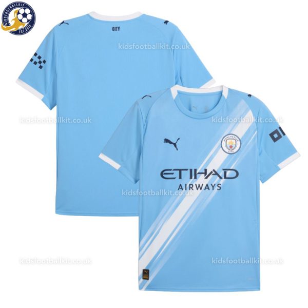 Manchester City Home Men Football Shirt 2025/26 - Over View