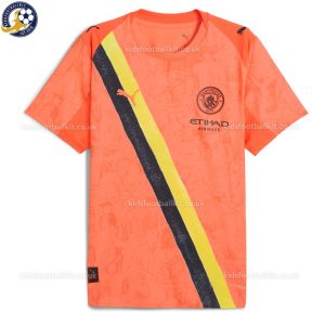 Manchester City Orange KidSuper Men Football Shirt 25/26 - Front View