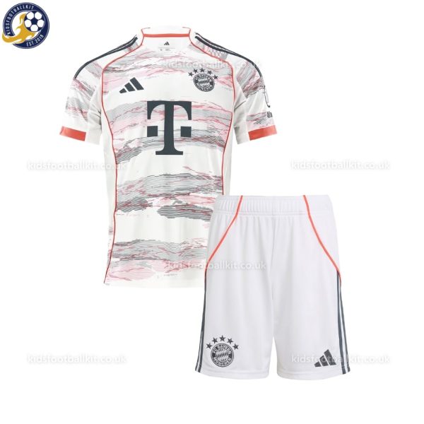 Bayern Munich Third Kids Football Kit 25/26 - Front View