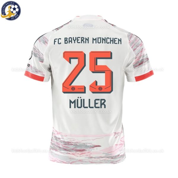 Bayern Munich Muller 25 Third Kids Football Kit 25/26 - Back View