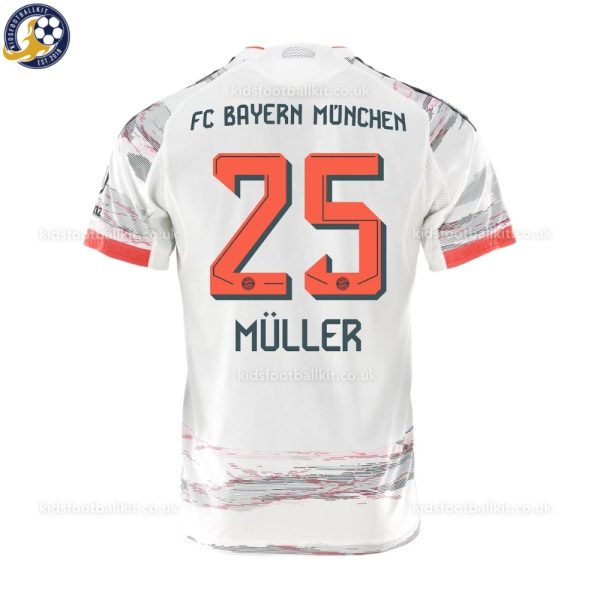 Bayern Munich Muller 25 Third Men Football Shirt 25/26 - Back View