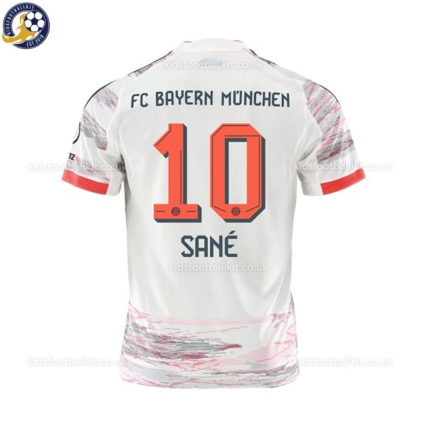 Bayern Munich Sane 10 Third Kids Football Kit 25/26 - Back View