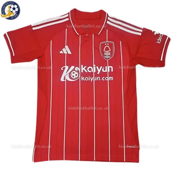 Nottingham Forest Home Men Football Shirt 25/26 - Front View