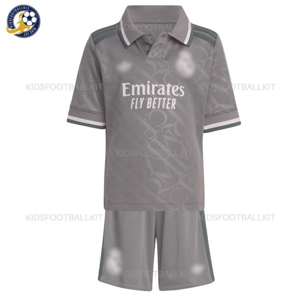 Real Madrid Third 24 25 Kid Football Kit - No Socks