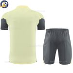 Real Madrid Yellow Training Kids Football Kit 24/25 - Back View