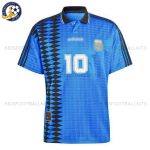 Argentina Messi 10 Away 1994 Men Football Shirt - Front View