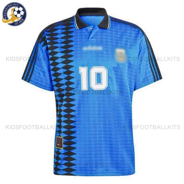 Argentina Messi 10 Away 1994 Men Football Shirt - Front View