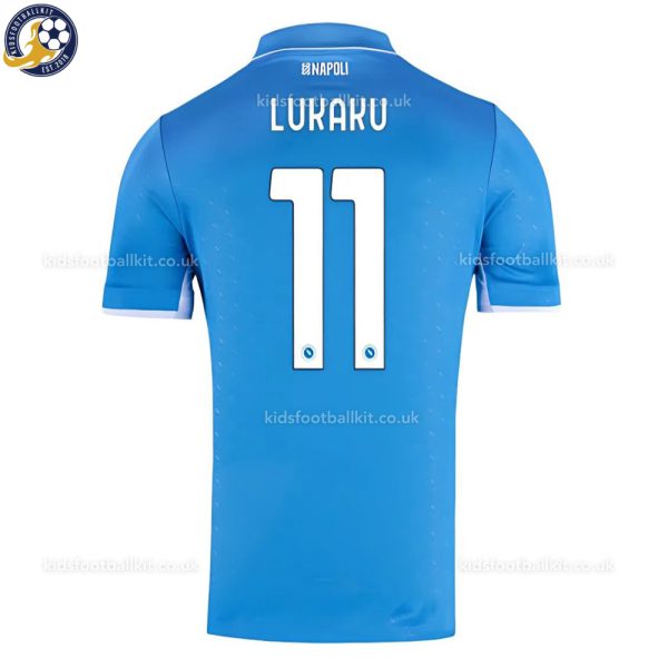 SSC Napoli LAKAKU 11 Home Men Football Shirt 24/25 - Back View