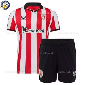 Athletic Bilbao Home Kids Football Kit 2025/26 - Front View
